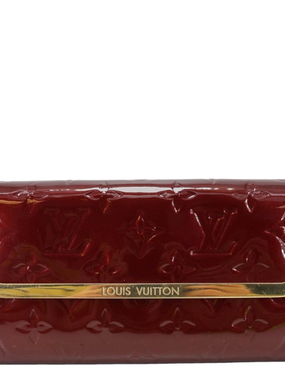 Louis Vuitton Rossmore Monogram Vernis Wallet Amarante